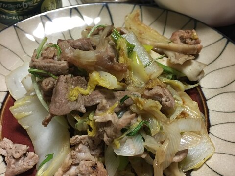 【糖質オフ】白菜と豚肉の中華炒め☆